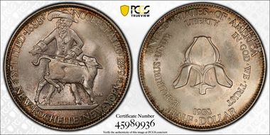 1938 50C New Rochelle MS67
