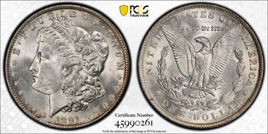 1891 $1 MS63