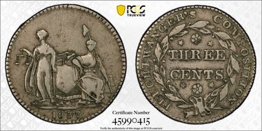 1837 NY 3C HT-262, Feuchtwanger's N1