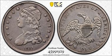 1831 25C B-6, Large Letters N1