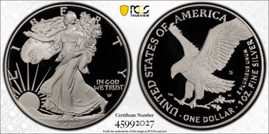 2022-S $1 Silver Eagle First Strike PR70DCAM