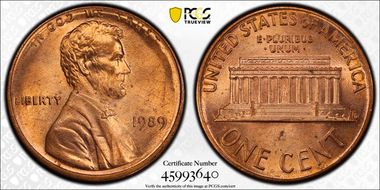 1989 1C MS65RD