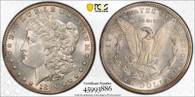 1886-S $1 MS62