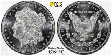 1883-CC $1 MS63DMPL