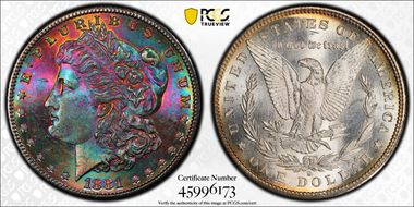1881-S $1 MS65+