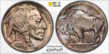 1925-S 5C MS64+
