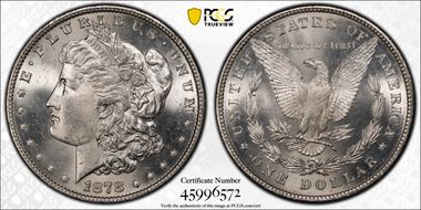 1878 8TF $1 MS62