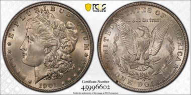 1901-O $1 MS67