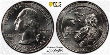 2021-D 25C Tuskegee Airmen NP MS67+