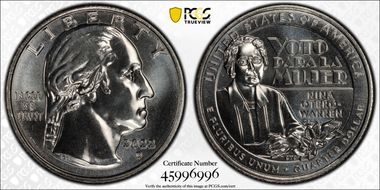 2022-D 25C Nina Otero-Warren MS67+