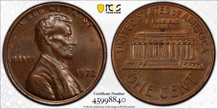 Cert 45998840 - Coin Image