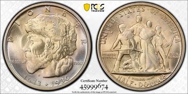 1936 50C Elgin MS67