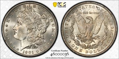 1901-O $1 MS66+