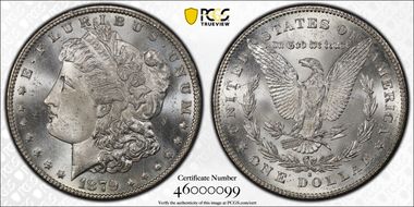 1879-S $1 Reverse of 1878 MS65+