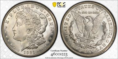 1921-S $1 MS65+