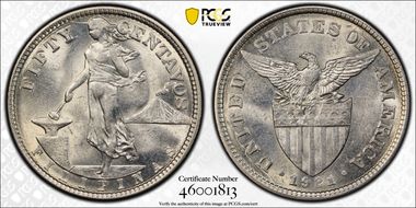 1921 50C MS63