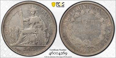 1902-A Piastre Lec-285 XF40