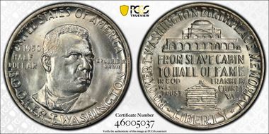 1950 50C Booker T. Washington MS67+