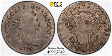 1798/7 10C 16 Star Reverse XF40