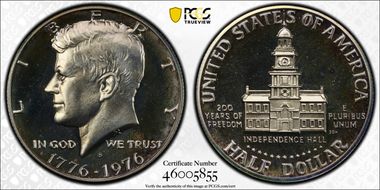 1976-S 50C Clad PR67CAM