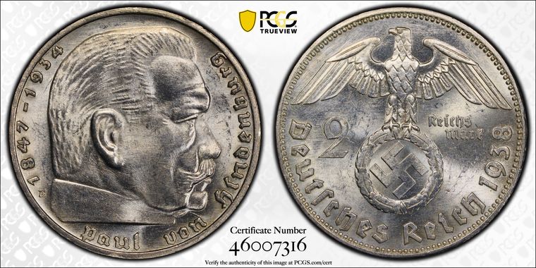 Cert 46007316 - Coin Image