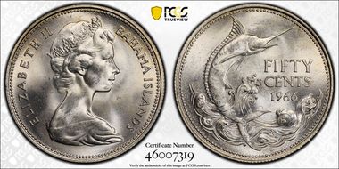 1966 50C MS65