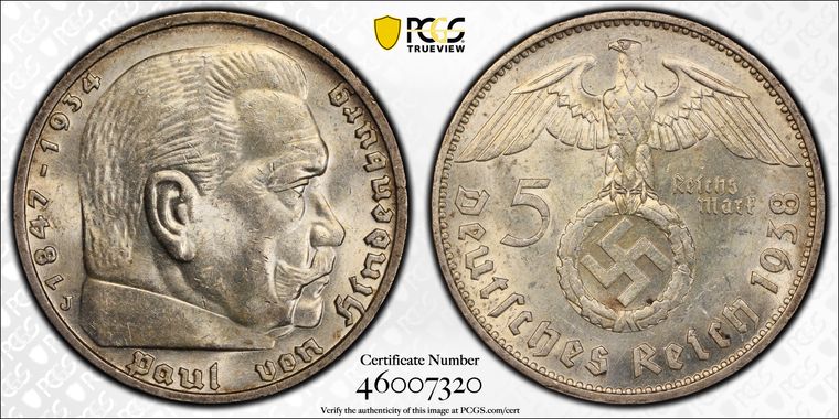 Cert 46007320 - Coin Image