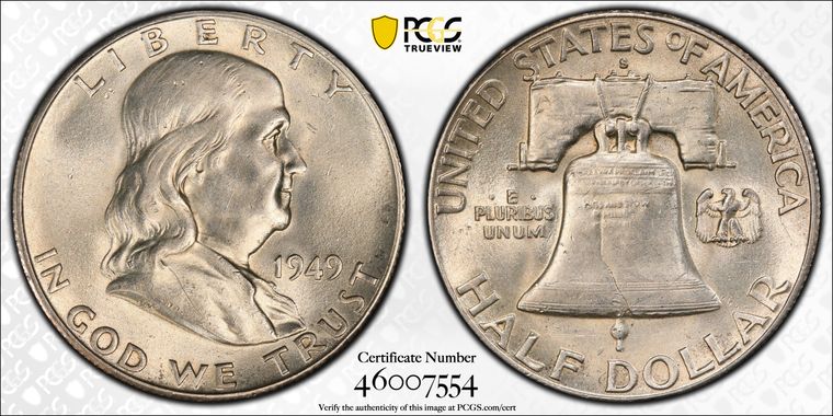 Cert 46007554 - Coin Image