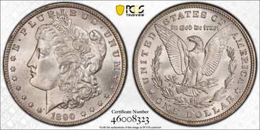 1890-O $1 MS65
