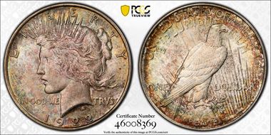 1922-D $1 MS66+