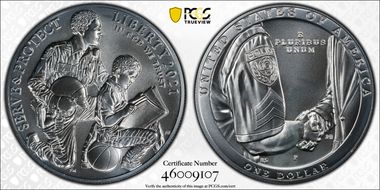 2021-P $1 Nat'l Law Enforcement Mem. MS70