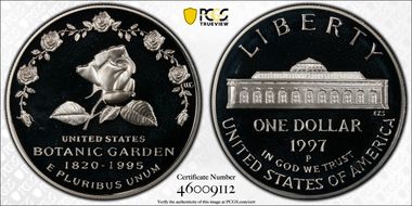 1997-P $1 Botanical PR69DCAM