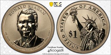 2016-S $1 Ronald Reagan Rev PR Chronicles Set - First Strike PR69