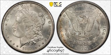 1884-CC $1 GSA Hoard MS64+