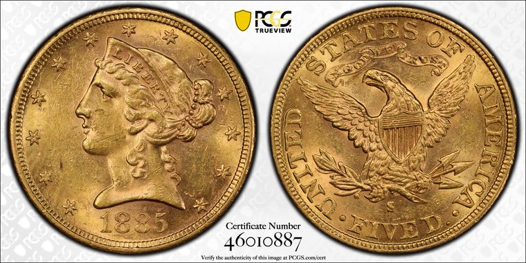 Cert 46010887 - Coin Image