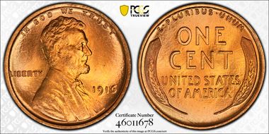 1916 1C MS67RD