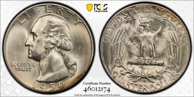 1950-S 25C DDR, FS-801 MS66