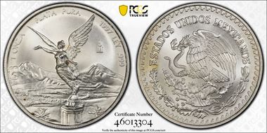 1997-Mo Onza Libertad Ag MS68