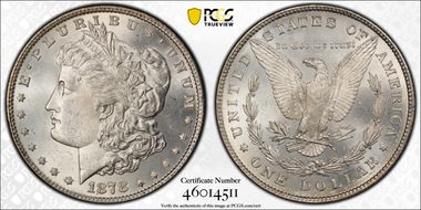 1878 8TF $1 MS63