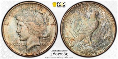 1922-D $1 MS65