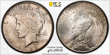 1922-S $1 MS65