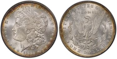 1885 $1 MS65