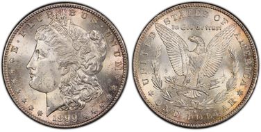1890-S $1 MS64