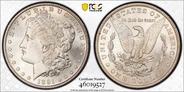1891-S $1 MS64