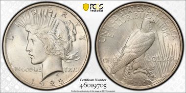 1922 $1 MS64