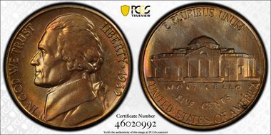 1939-S 5C Reverse of 1940 N1