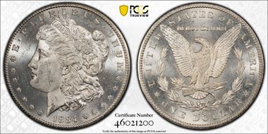 1884-CC $1 MS63