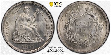 1871-S H10C MS66