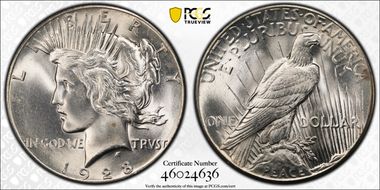 1928 $1 MS64