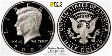 2009-S 50C Silver PR68DCAM